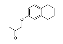 1-(5,6,7,8-tetrahydronaphthalen-2-yloxy)propan-2-one Structure