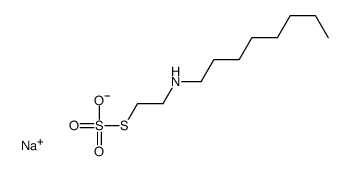 Thiosulfuric acid O-sodium S-[2-(octylamino)ethyl] ester salt结构式