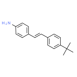 TRANS4TERTBUTYL4AMINOSTILBENE结构式