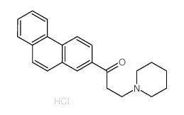 1-Propanone,1-(2-phenanthrenyl)-3-(1-piperidinyl)-, hydrochloride (1:1) picture