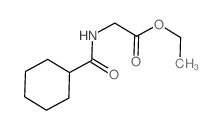 Glycine,N-(cyclohexylcarbonyl)-, ethyl ester structure