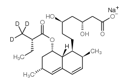 洛伐他汀钠结构式