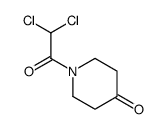 4-Piperidinone, 1-(dichloroacetyl)- (9CI)结构式