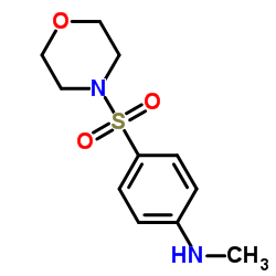 N-Methyl-4-(4-morpholinylsulfonyl)aniline Structure