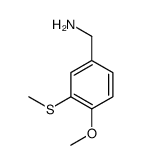 Benzenemethanamine, 4-methoxy-3-(methylthio)- (9CI)结构式