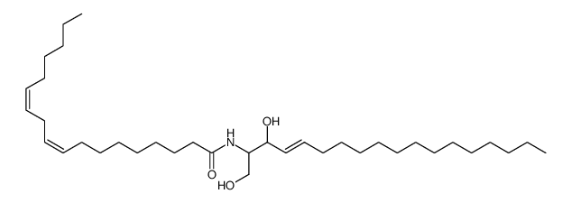 N-(9-cis-12-cis-octadecadienoyl)-sphingosin结构式