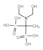 [1-[bis(hydroxymethyl)amino]ethylidene]bisphosphonic acid结构式