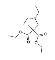 diethylaminomethyl-methyl-malonic acid diethyl ester结构式