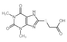 Acetic acid,2-[(2,3,6,9-tetrahydro-1,3-dimethyl-2,6-dioxo-1H-purin-8-yl)thio]-图片