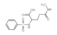 L-Glutamine,N-methyl-N2-(phenylsulfonyl)-结构式