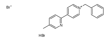 1-benzyl-4-(5-methylpyridin-1-ium-2-yl)pyridin-1-ium,dibromide结构式