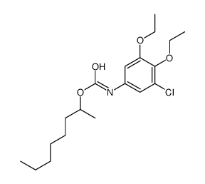 octan-2-yl N-(3-chloro-4,5-diethoxyphenyl)carbamate Structure