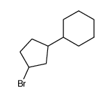 (3-bromo-cyclopentyl)-cyclohexane结构式