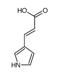 3-(1H-pyrrol-3-yl)prop-2-enoic acid结构式