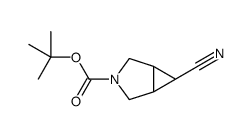 tert-butyl (1R,5S)-6-cyano-3-azabicyclo[3.1.0]hexane-3-carboxylate structure