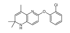 6-(2-chlorophenoxy)-2,2,4-trimethyl-1H-1,5-naphthyridine Structure