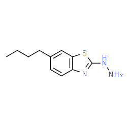 6-BUTYL-2(3H)-BENZOTHIAZOLONE HYDRAZONE结构式