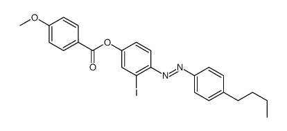 [4-[(4-butylphenyl)diazenyl]-3-iodophenyl] 4-methoxybenzoate Structure