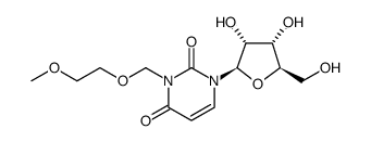 Uridine, 3-[(2-methoxyethoxy)methyl] Structure