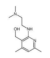 [2-[2-(dimethylamino)ethylamino]-4,6-dimethylpyridin-3-yl]methanol结构式