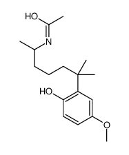 N-[6-(2-hydroxy-5-methoxyphenyl)-6-methylheptan-2-yl]acetamide Structure