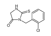 3-(2-CHLOROBENZYL)-2-MERCAPTO-3,5-DIHYDRO-4H-IMIDAZOL-4-ONE structure