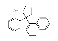 2-(3-ethyl-4-phenylhept-4-en-3-yl)phenol Structure