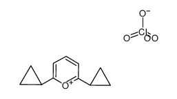 2,6-Dicyclopropylpyrylium perchlorate Structure