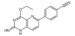 4-(2-amino-4-ethoxypyrido[3,2-d]pyrimidin-6-yl)benzonitrile Structure