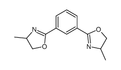 4-methyl-2-[3-(4-methyl-4,5-dihydro-1,3-oxazol-2-yl)phenyl]-4,5-dihydro-1,3-oxazole结构式