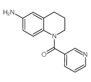 (6-amino-3,4-dihydro-2H-quinolin-1-yl)-pyridin-3-ylmethanone Structure