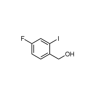 (4-Fluoro-2-iodophenyl)methanol structure