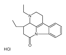 3,4-diethyl-1,2,3,3a,4,5-hexahydro-6H-indolo[3,2,1-de][1,5]naphthyridin-6-one hydrochloride结构式