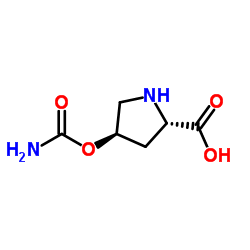 L-Proline, 4-[(aminocarbonyl)oxy]-, trans- (9CI) picture