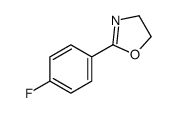 2-(4-fluorophenyl)-4,5-dihydro-1,3-oxazole结构式