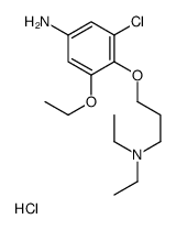 3-chloro-4-[3-(diethylamino)propoxy]-5-ethoxyaniline,hydrochloride结构式