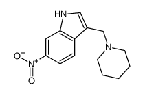 6-nitro-3-(piperidin-1-ylmethyl)-1H-indole picture