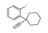 1-(2-氟苯基)环已烷腈结构式