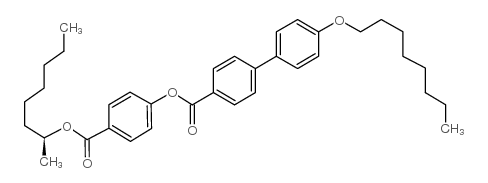 (s)-4-[(1-methylheptyloxy)carbonyl]phenyl 4'-octyloxy-4-biphenylcarboxylate structure