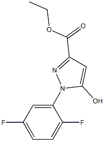 ethyl 1-(2,5-difluorophenyl)-5-hydroxy-1H-pyrazole-3-carboxylate Structure