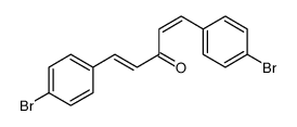 1,5-bis(4-bromophenyl)penta-1,4-dien-3-one Structure