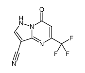 7-oxo-5-(trifluoromethyl)-1H-pyrazolo[1,5-a]pyrimidine-3-carbonitrile结构式