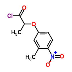 2-(3-Methyl-4-nitrophenoxy)propanoyl chloride图片