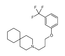 3-[3-[(α,α,α-Trifluoro-m-tolyl)oxy]propyl]-3-azaspiro[5.5]undecane Structure