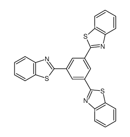 2,2',2''-s-Phenenyl-tris-benzothiazole Structure