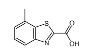 7-Methyl-2-Benzothiazolecarboxylic Acid结构式