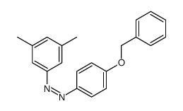 (3,5-dimethylphenyl)-(4-phenylmethoxyphenyl)diazene Structure