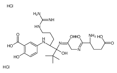 gamma-tert-butyloxy-Glu-Gly-Arg-3-carboxy-4-hydroxyanilide Structure