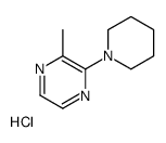 2-methyl-3-(1-piperidyl)pyrazine hydrochloride结构式