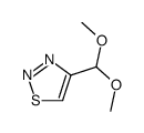 4-(dimethoxymethyl)thiadiazole结构式